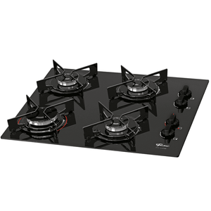 Cooktop Fischer 26342-57175 Fit Line Gás 4 Bocas Preto Bivolt