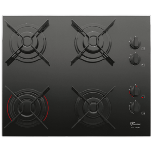 Cooktop Fischer 26342-57175 Fit Line Gás 4 Bocas Preto Bivolt