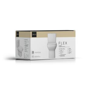 Kit Deca Bacia/Caixa e Acessórios Flex KP.381.17 Branco