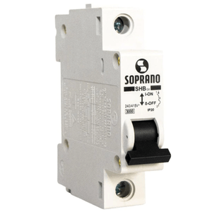 Disjuntor Soprano SHB1 Curva C Unipolar 10A