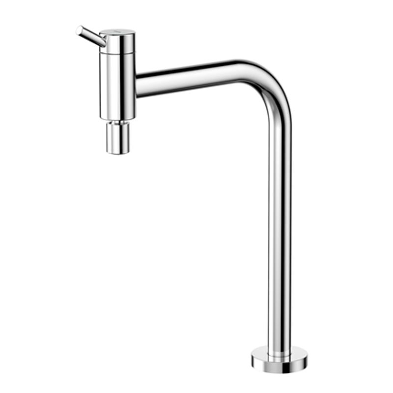 Torneira Docol Nova Lóggica Mesa Bica Alta 90° P/ Cozinha 1/4 de Volta Chrome