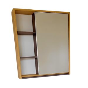 Armário Berton Lunna Plomo/Parquet 60 Cm