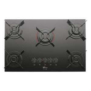 Cooktop Fischer 26343-57174 Fit Line Gás 5 Bocas Preto Bivolt