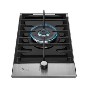 Cooktop Fischer 33790-92104 Platinium com Trempe de Ferro Fundido Gás 1 Boca Tripla Chama Preto Bivolt