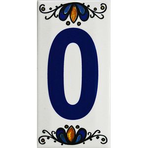 Numeral Gabriella HDN 00 7,5 x 15 Cm Cerâmica