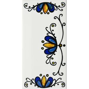 Acabamento Gabriella HDN 10 Para Numerais 7,5 x 15 Cm Cerâmica