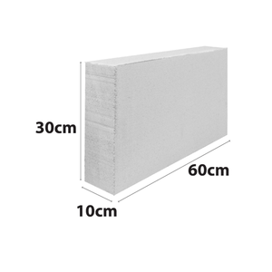 Bloco Celucon Concreto Celular Autoclavado 10 x 60 x 30 Cm