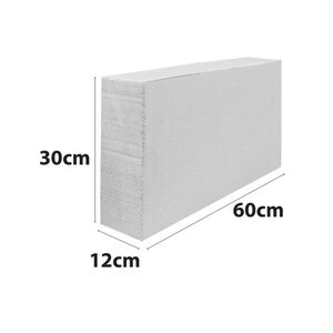 Bloco Celucon Concreto Celular Autoclavado 12,5 x 60 x 30 Cm