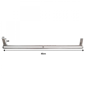 Suporte Prado P/ Churrasqueira Inox 40 Cm