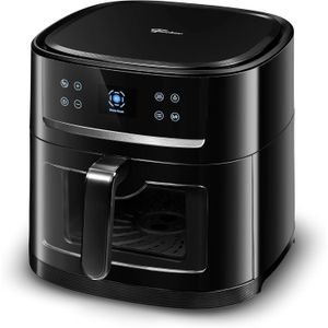 Fritadeira Fischer 37010-104682 Smart Sem Óleo Air Fryer 220 V 8 L Preta