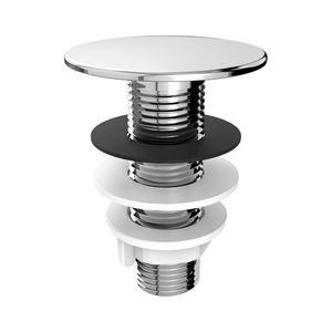 Plug Blukit 91502 P/ Bidês e Lavatórios Redondo Cromado
