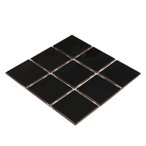 Revestimento Ceral Preto Telado Brilhante Classe A 30,7 x 30,7 Cm 2,07 m²