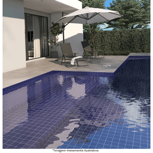 Revestimento Ceral Azul Cobalto Telado Brilhante Classe A 30,7 x 30,7 Cm 2,07 m²