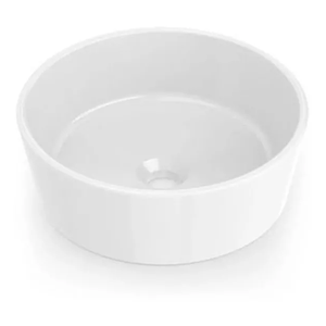Cuba Roca Apoio Optica Branca 35 Cm Redonda