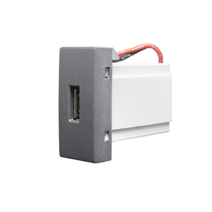 Módulo Alumbra 85498 Inovapro Class Tomada USB Grafite 2A
