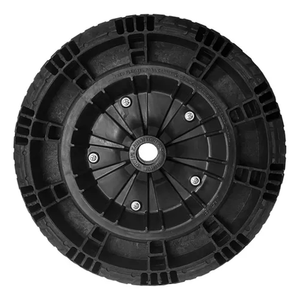 Pneu Flex Border Rodado Completo Com Eixo Universal 35 Cm