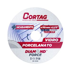 Disco Cortag 62796 Porcelanato/Vidro Diamantado 110 mm