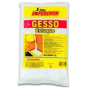 Gesso Impercron Estuque 1 Kg