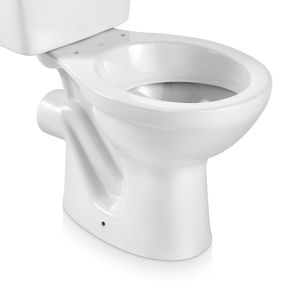 Bacia Icasa P/ Caixa Acoplada 3/6 L Saída Horizontal Sabará IP38 Branca 37,5 x 64 Cm