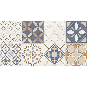 Revestimento Majopar 39037 Patchwork Acetinado Classe A - Retificado 39 x 75,5 Cm 2,06 m²