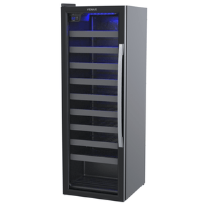 Adega Venax 19940 Piubella Natural Porta Invertida 50 Garrafas Preta 220 V 209 L