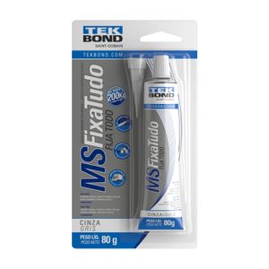 Adesivo Tekbond MS Fixa Tudo Cinza 80 g
