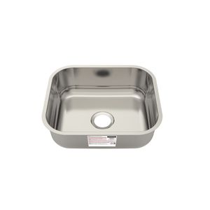 Cuba Tramontina 94081/556 Basic Sem Válvula Embutir Cozinha Aço Inox Polida 40 x 34 Cm