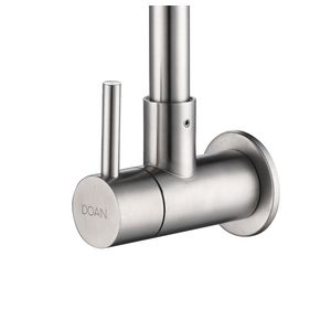 Torneira Doan NOX01 Parede Bica Longa P/ Cozinha 1/4 de Volta Inox