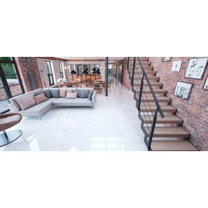 Porcelanato Delta Raggi Oro Polido Classe A - Retificado 90 x 180 Cm 3,24 m²