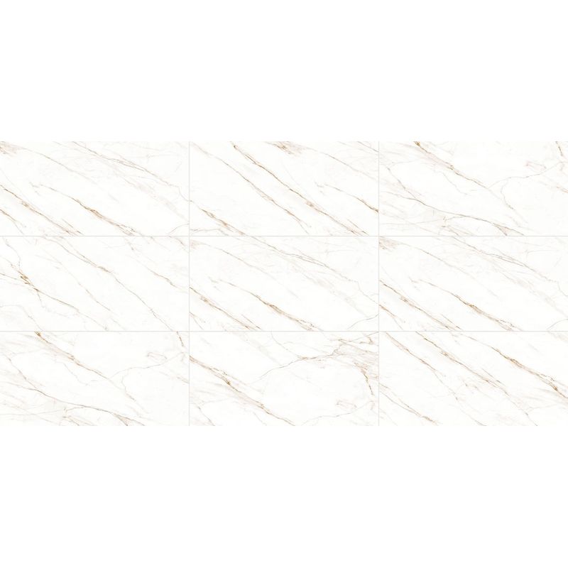 Porcelanato Delta Raggi Oro Acetinado Classe A - Retificado 90 x 180 Cm 3,24 m²