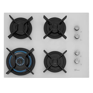 Cooktop Fischer 26297-62936 TC Infinity Gás 4 Bocas Special White Bivolt