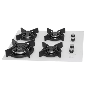 Cooktop Fischer 26297-62936 TC Infinity Gás 4 Bocas Special White Bivolt
