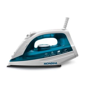 Ferro de Passar Mondial F-32 A Vapor 1200 W 220 V Branco/Azul