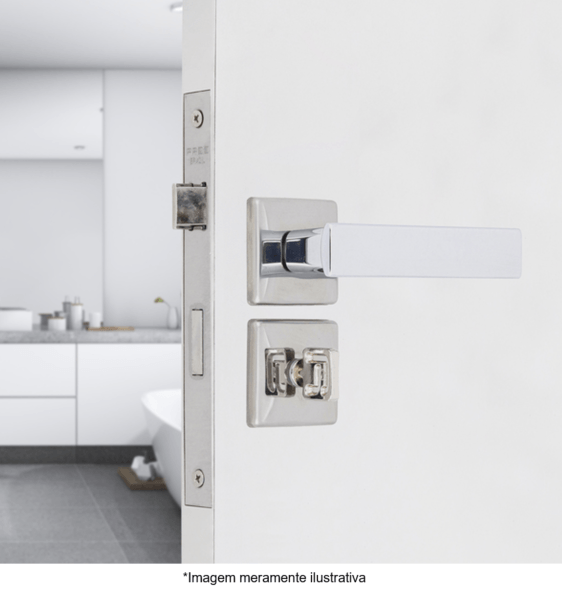 Fechadura Pado Quadra 701-80B Quadrada | Casas da Água - Casas da Água