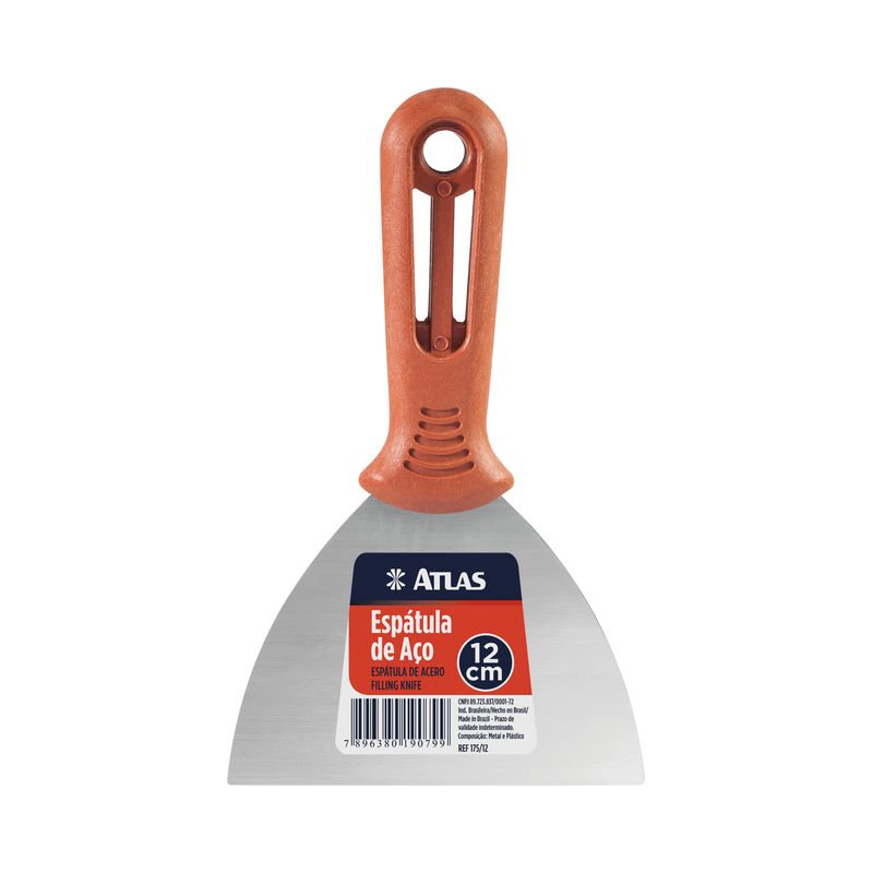 Espátula Atlas 175 Aço Carbono 12 Cm