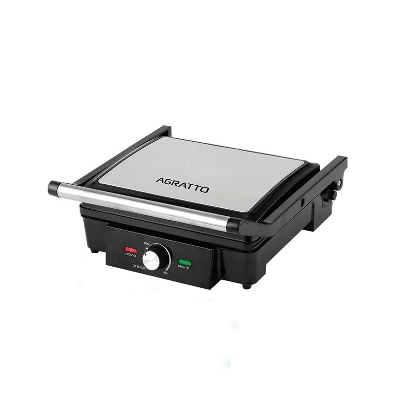 Multi Grill Agratto AGRL01I-02 Mr Cheff 180° 2000 W 220 V Inox/Preto