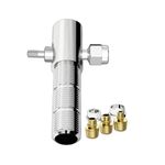 Adaptador Roco 1191 Com Regulador de Vazão Bico Universal Para Filtro de Bancada 1/2' Cromado