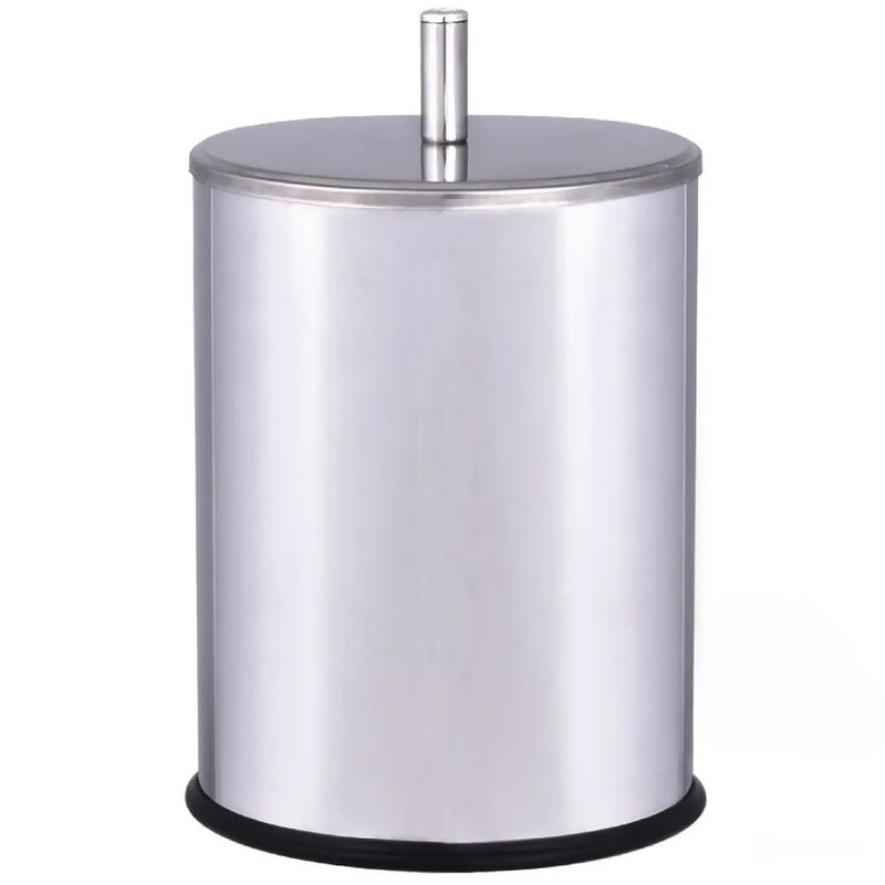 Lixeira Virgo Classic 5 L Prata