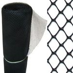 Tela Cercamento Pinteiro Plástica 1 x 10 M Preta