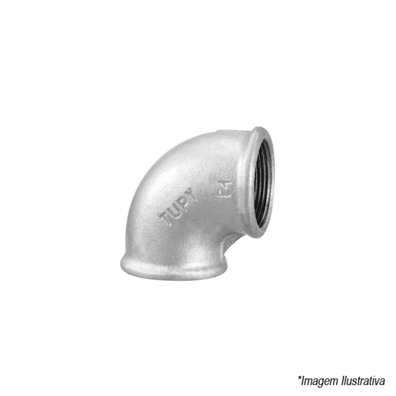 Joelho Tupy Rosca Fêmea 90° 4' Galvanizado