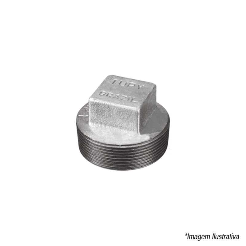 Plug Tupy Bujão 21/2' Galvanizado