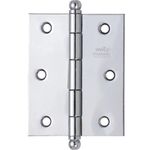 Dobradiça União Mundial 275 Cromada 3'