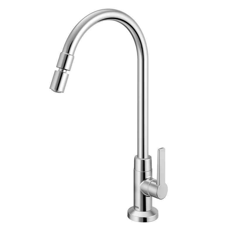 Torneira Docol Gali Mesa Bica Alta P/ Cozinha Chrome