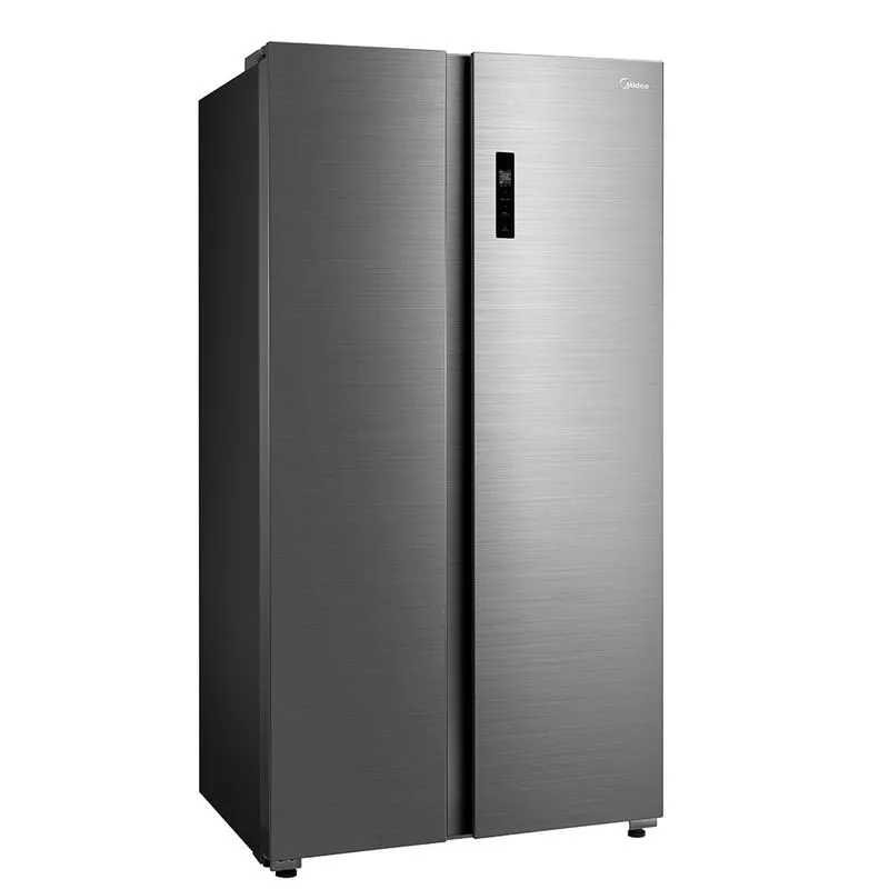 Refrigerador Midea MD-RS710FGD462 Inverter Frost Free Side by Side 511 L Inox 220 V