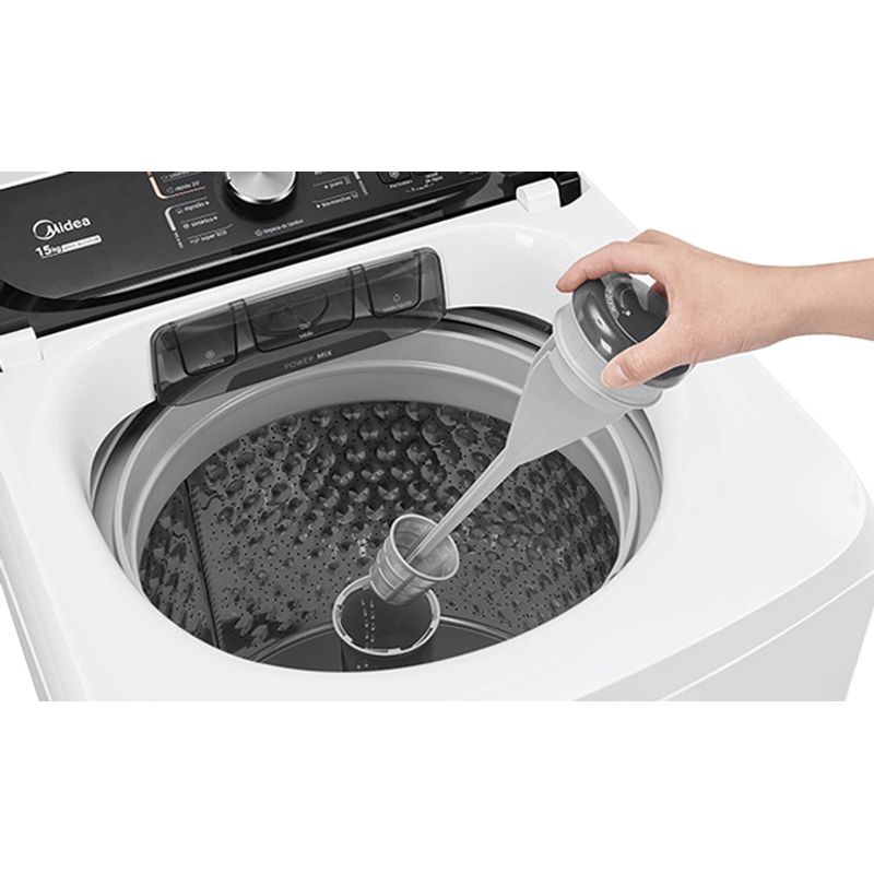 Lavadora de Roupas Midea MA512W130A/WKBR05 Wave Agitator 13 Kg Branca 220 V