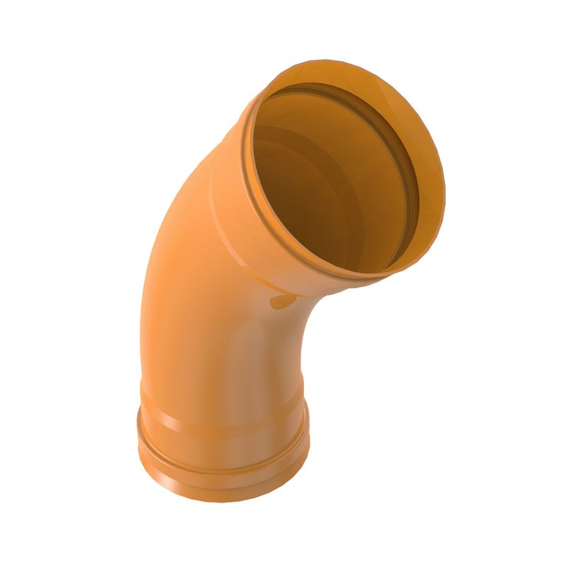 Curva Tigre Coletor Universal BB 45° 200 mm