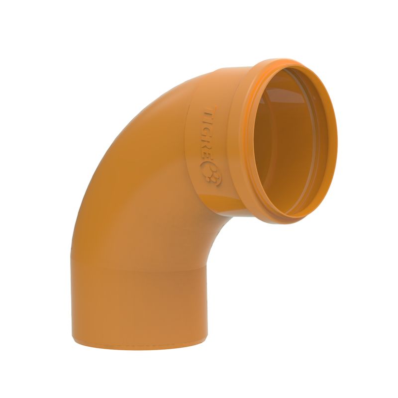 Curva Tigre Coletor JE 90° 100 mm