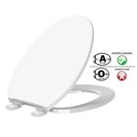 Assento Sanitário Tupan PP Soft Close América Alongado Branco