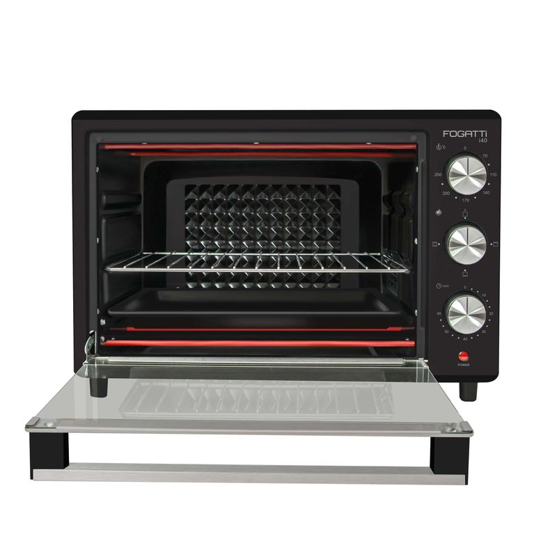 Forno Fogatti i40 Elétrico Bancada 40 L Preto 220 V