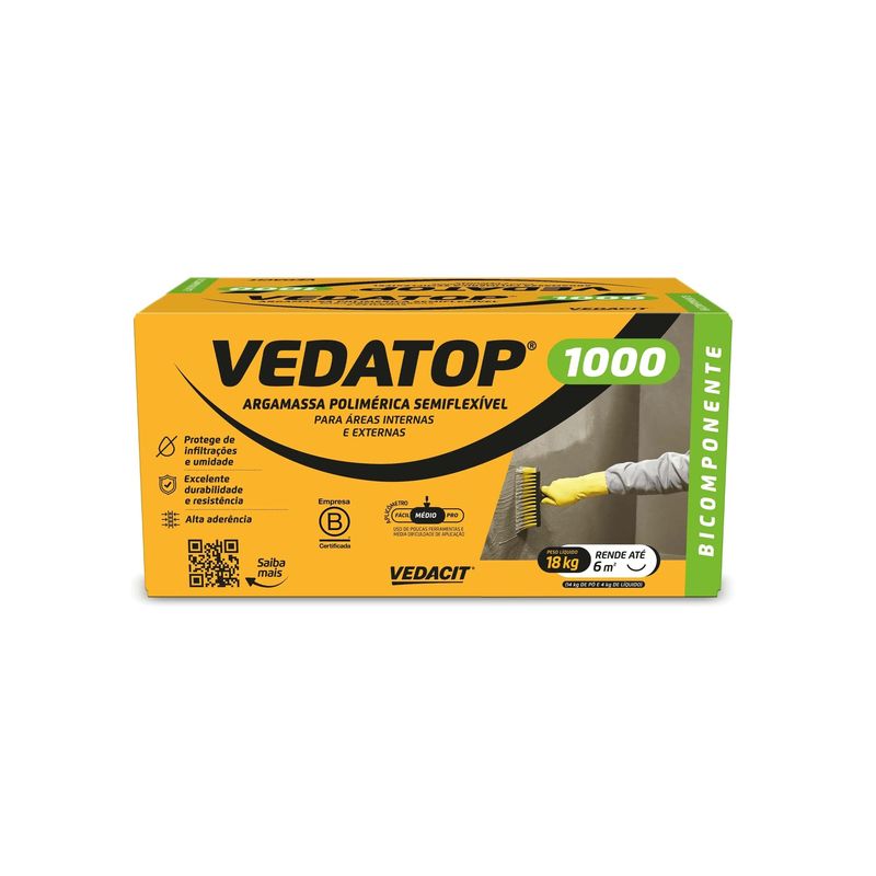 Impermeabilizante Vedacit Vedatop 1000 18 Kg